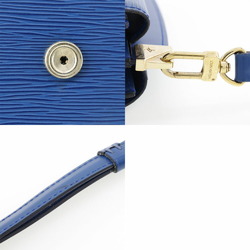 LOUIS VUITTON Louis Vuitton Grenelle Shoulder Bag W Hook Epi Leather Blue MI1913 Women's