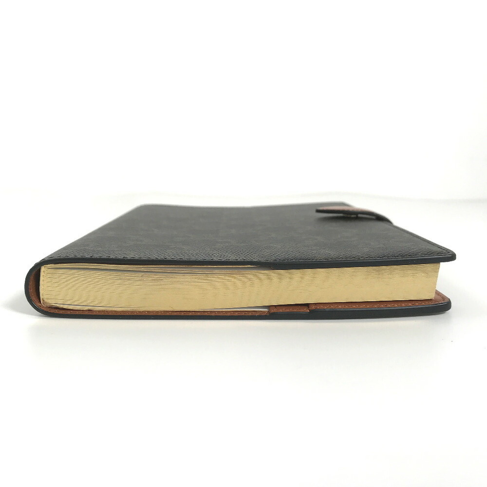 LARGE NOTEBOOK COVER IN TRIOMPHE CANVAS AND CALFSKIN - TAN