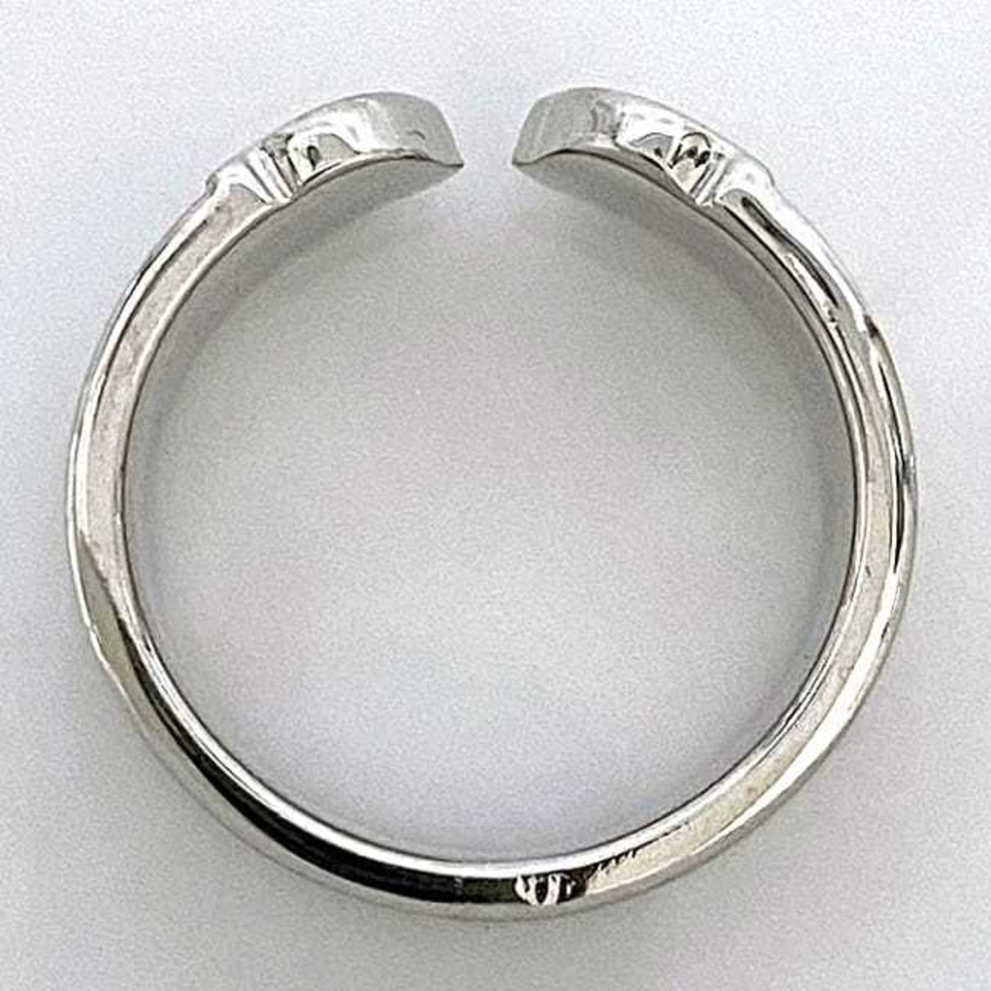 Cartier 2C Ring White Gold WG Two Sea No. 11 750 K18WG Limited Must Engraved K18 Women's