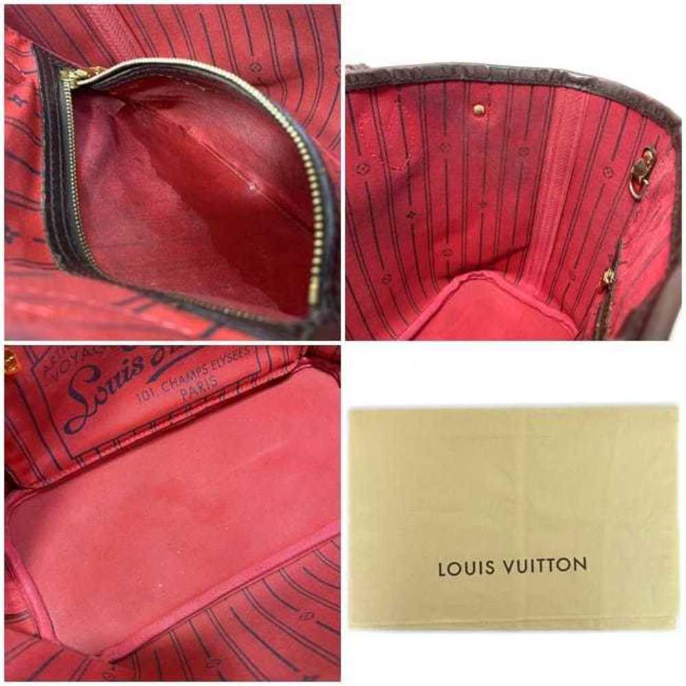 Louis Vuitton Neverfull Pm Damier Ebene Brown Leather ref.609941