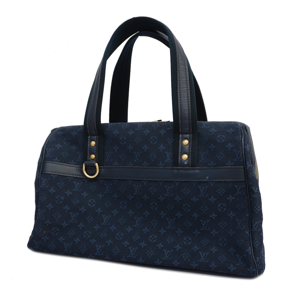 Auth Louis Vuitton Monogram Mini Josephine GM M92411 Women's Handbag TST  Blue