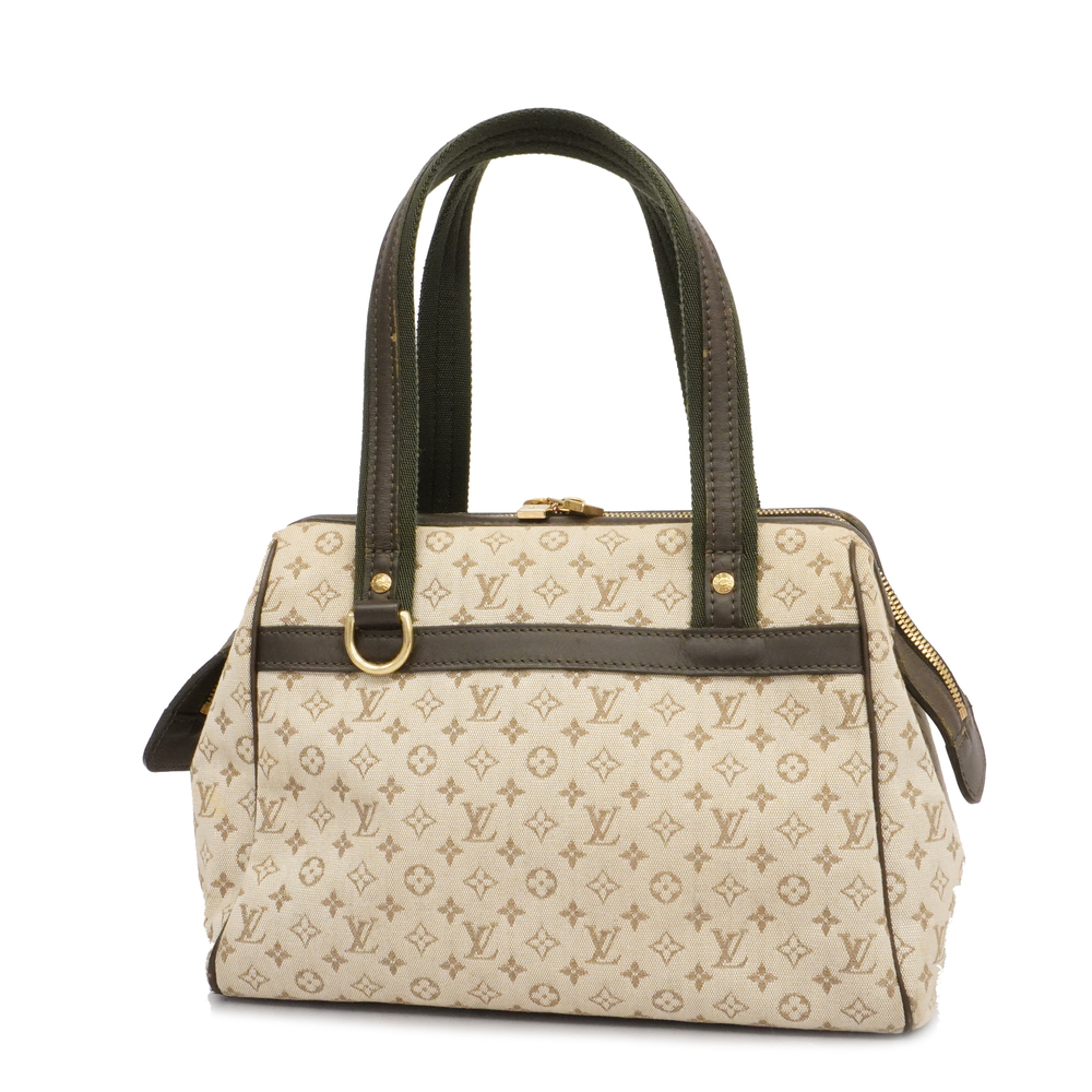 Auth Louis Vuitton Monogram Mini Josephine PM M92215 Women's Handbag Khaki