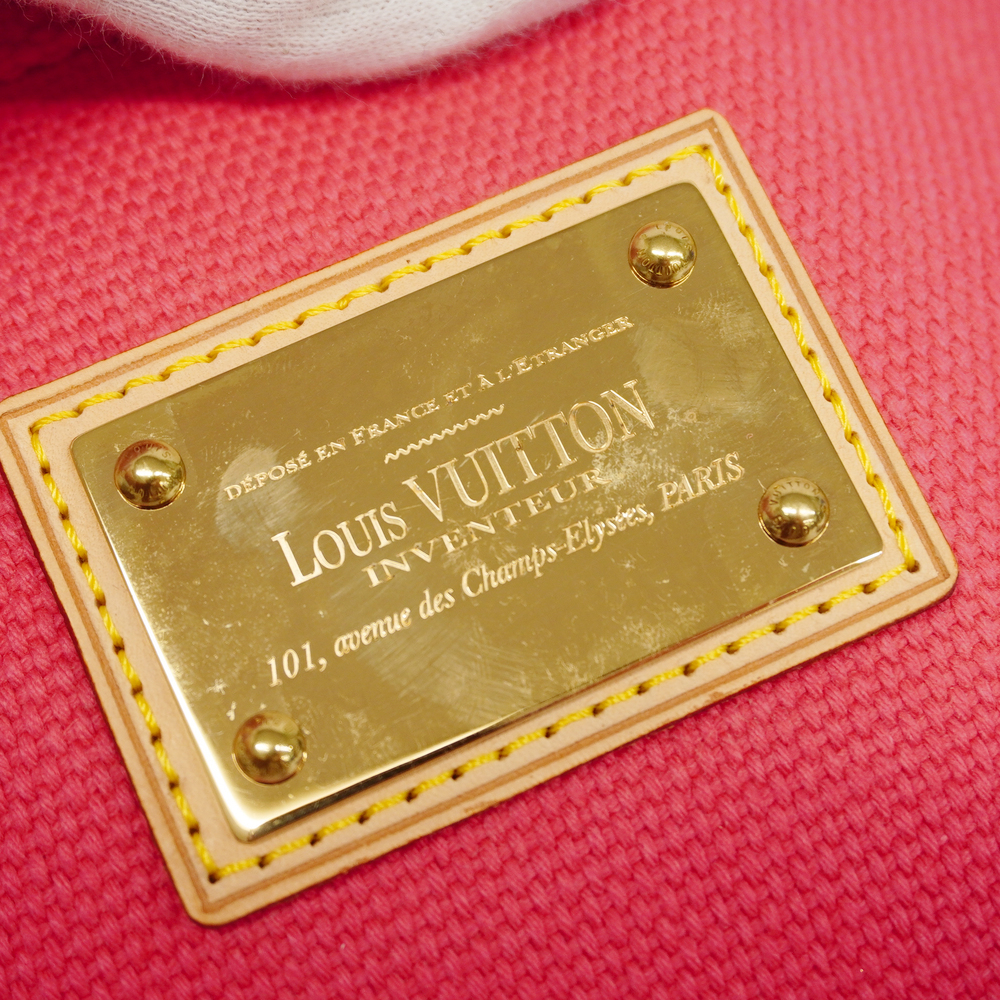 Auth Louis Vuitton Antigua Pochette Pratt GM M40065 Women's Pouch Rose