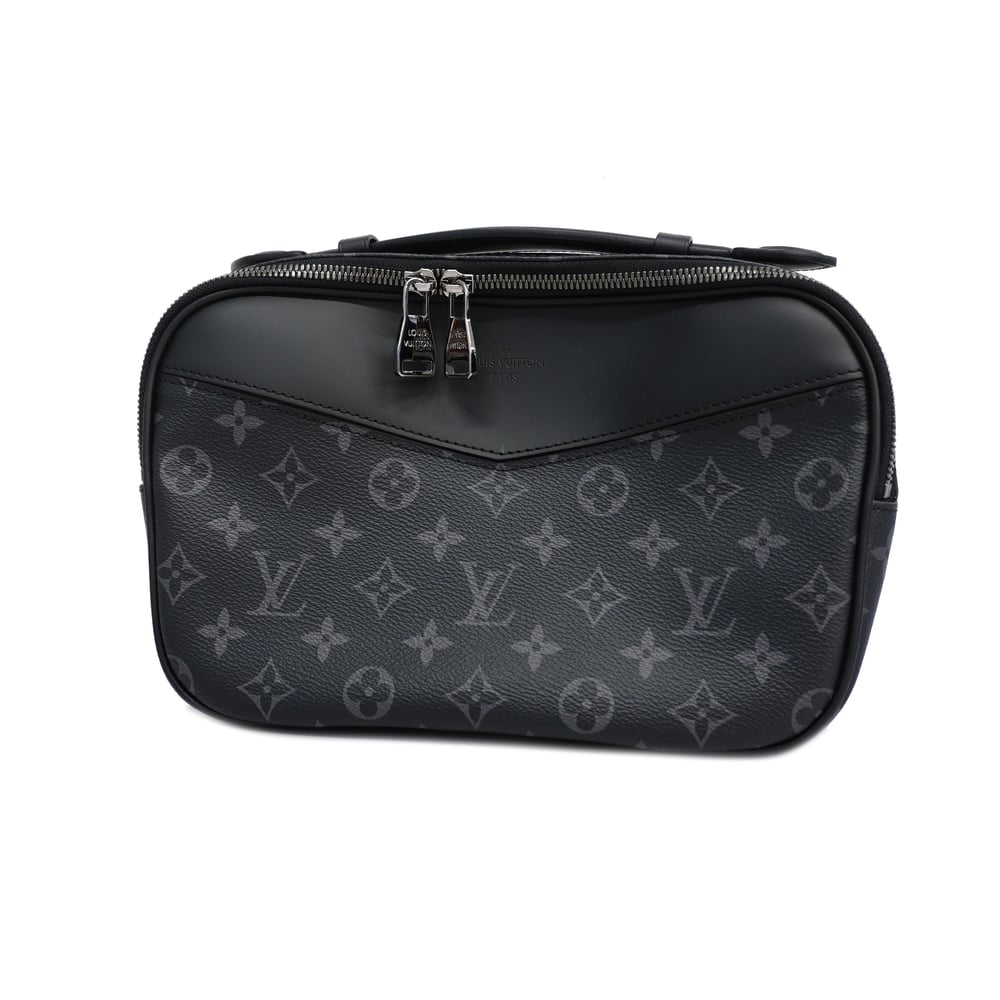Louis Vuitton, Bags, Louis Vuittonauth Monogram Eclipse Bum Bag M4296 Mens  Fanny Packsling Bag