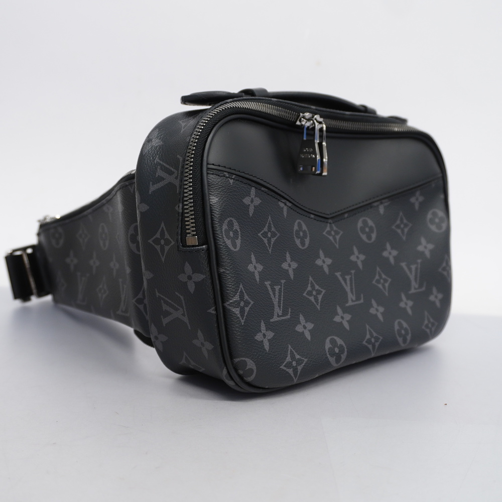 Louis Vuitton, Bags, Auth Louis Vuitton Monogram Eclipse Bum Bag M4296  Mens Fanny Packsling Bag