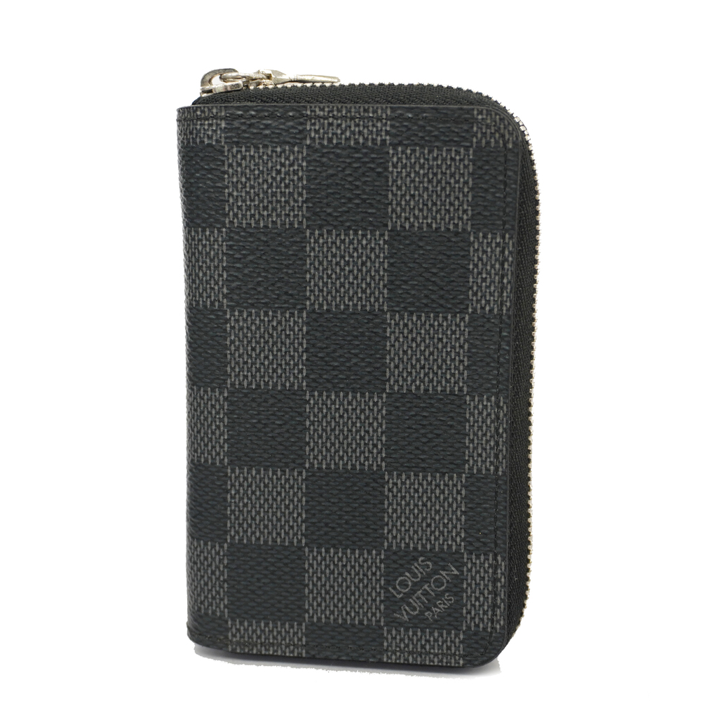 LOUIS VUITTON coin purse N63076 zip around purse coin purse Damier Gra –