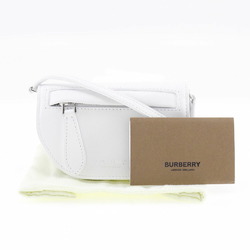 BURBERRY Burberry Olympia Mini Shoulder Bag Leather White Women's
