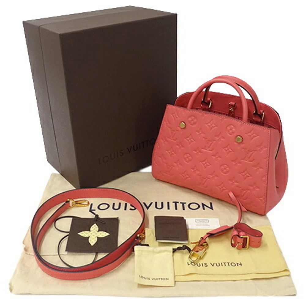 Louis-Vuitton Monogram Montaigne BB-2Way Bag