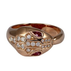 Bvlgari Serpenti K18PG Pink Gold Ring