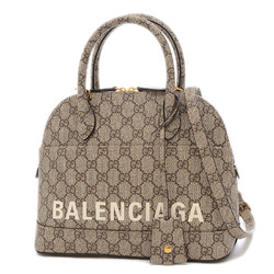 Gucci Balenciaga Collaboration Zahacker Ville 2Way Bag Beige 681699