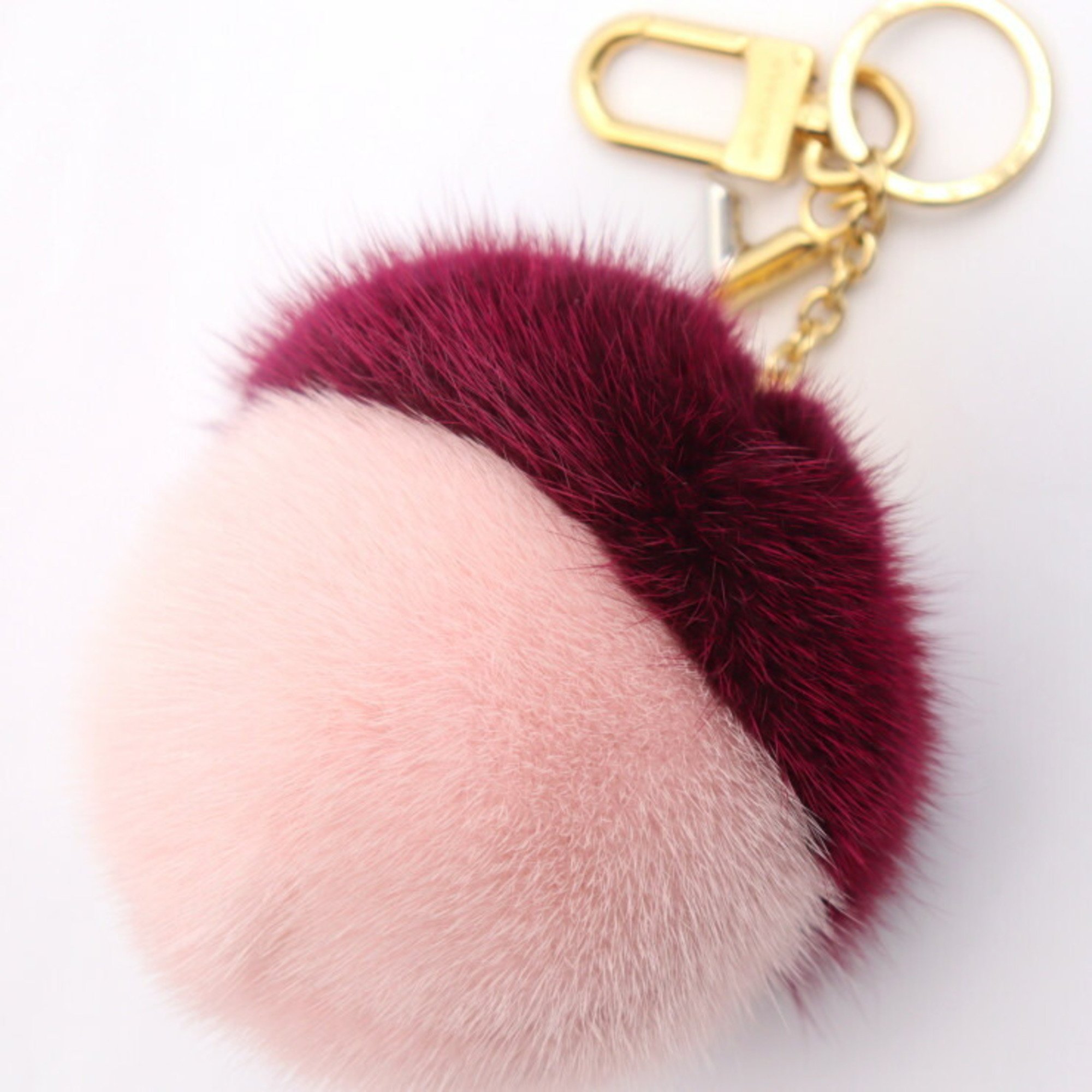 LOUIS VUITTON Louis Vuitton Bubble Duo Keychain M00018 Mink Metal Pink  Bordeaux Charm | eLADY Globazone