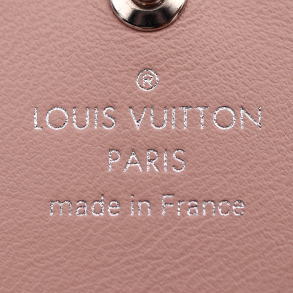 LOUIS VUITTON Louis Vuitton Portefeuille Iris Compact Mahina Trifold Wallet  M62542 Monogram Magnolia Silver Hardware