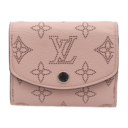 LOUIS VUITTON Iris Mahina Monogram Leather Compact Wallet Magnolia - 1