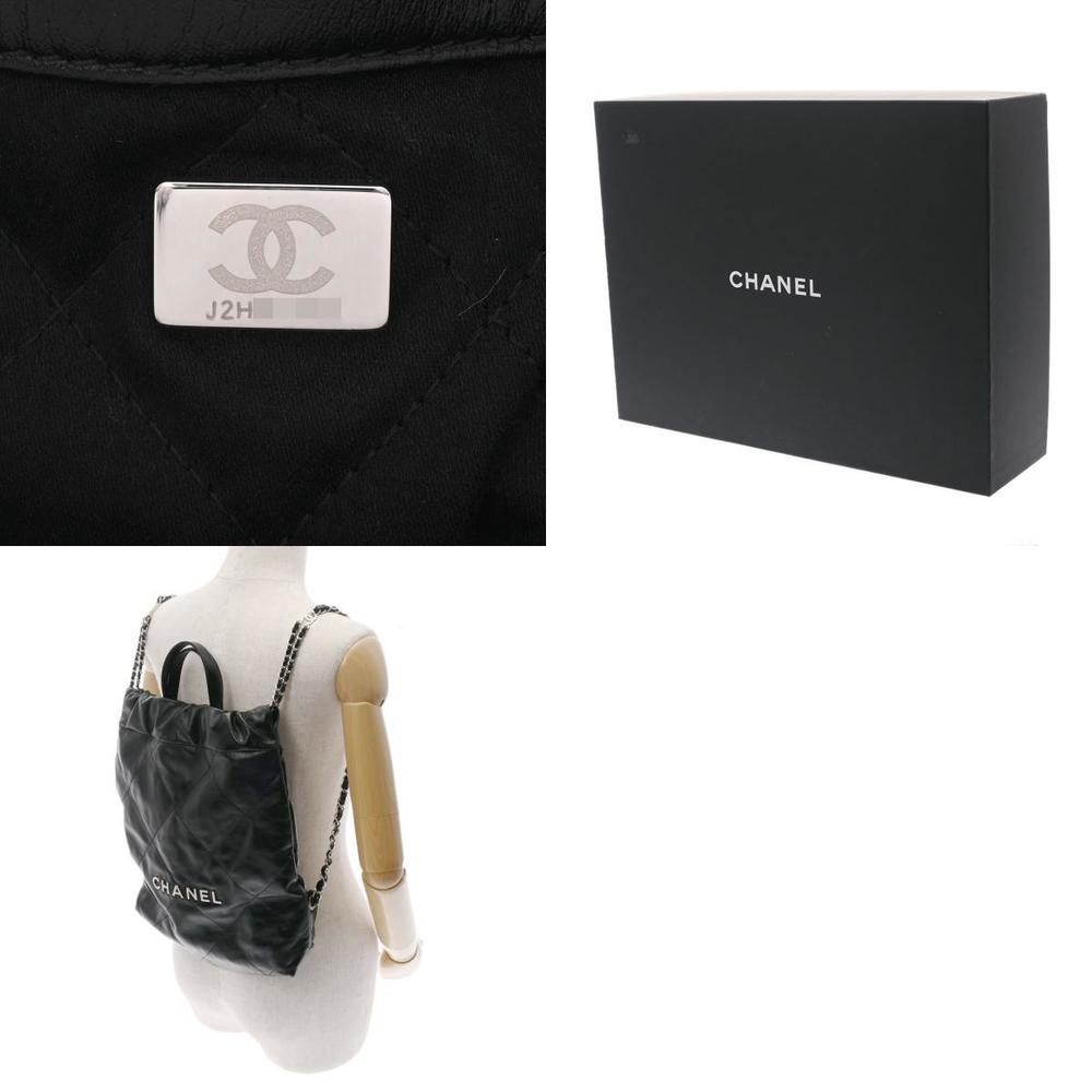 Chanel 22 Backpack Calf Black