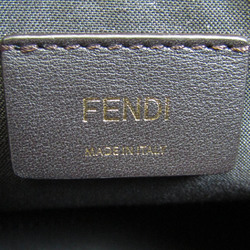 Fendi By The Way Gingham Plaid 8BL146 Women's Leather Handbag,Shoulder Bag Beige,Light Pink,Yellow