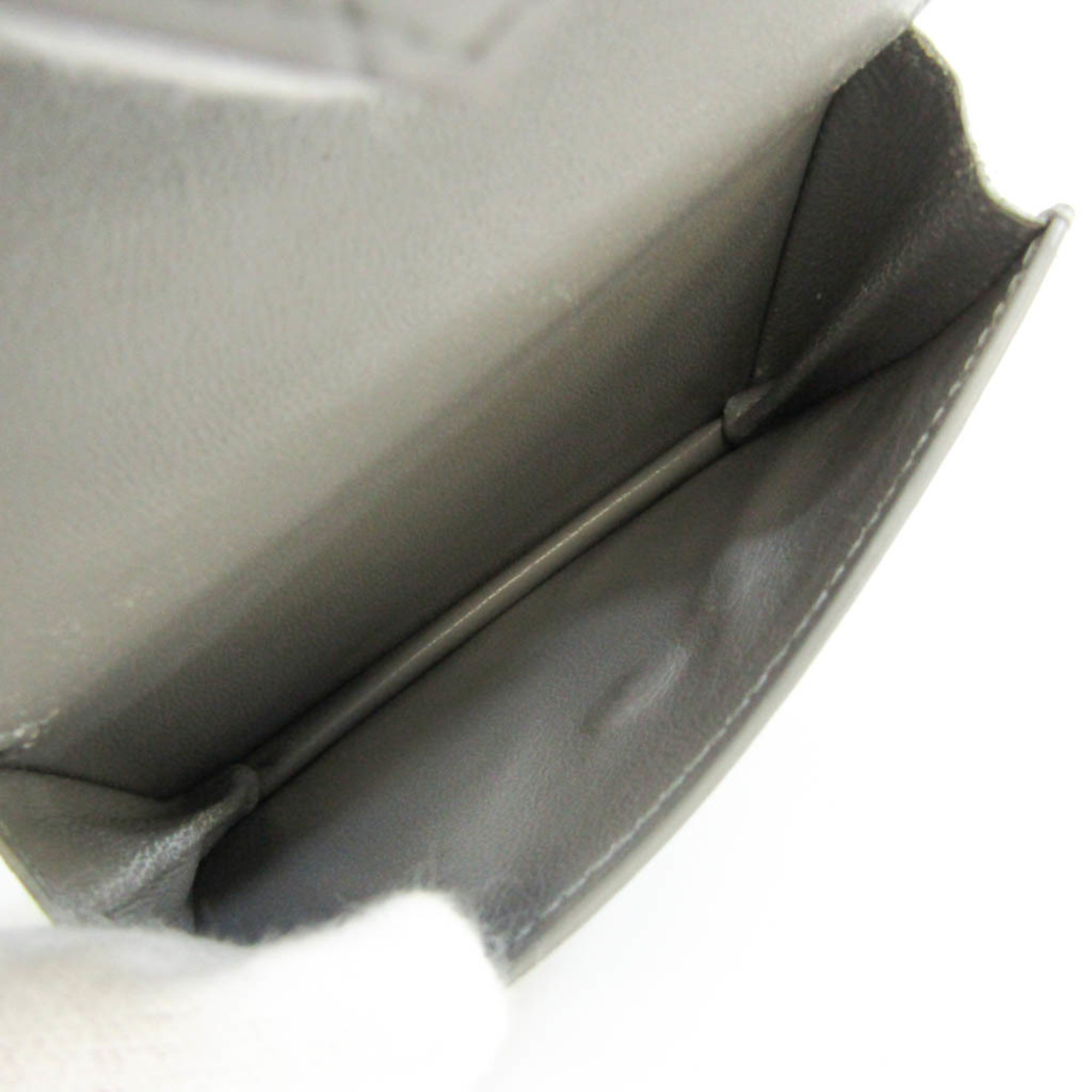 Balenciaga Papier 637450 Women,Men  Embossed Leather Wallet (tri-fold) Gray