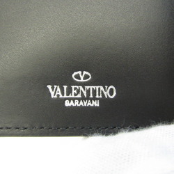 Valentino Garavani Leather Phone Flip Case For IPhone 7 Plus Black