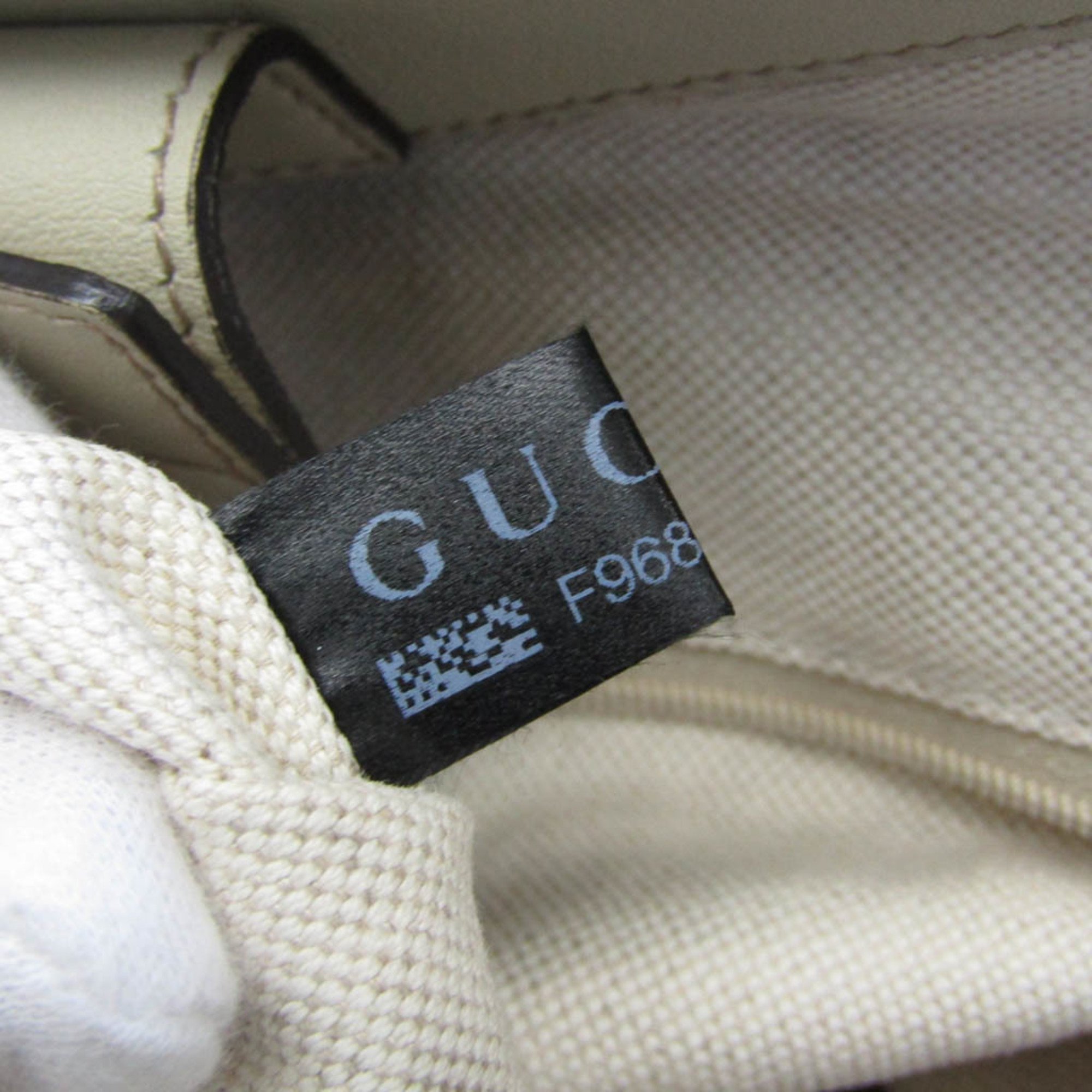 Gucci Guccissima Sookie 211944 Women's Leather Handbag Off-white