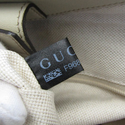 Gucci Guccissima Sookie 211944 Women's Leather Handbag Off-white