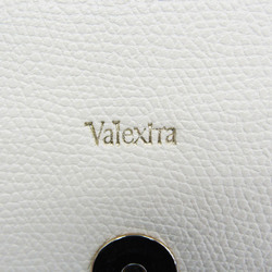 Valextra SCARA LARGE V5C59 Women's Leather Shoulder Bag Cream