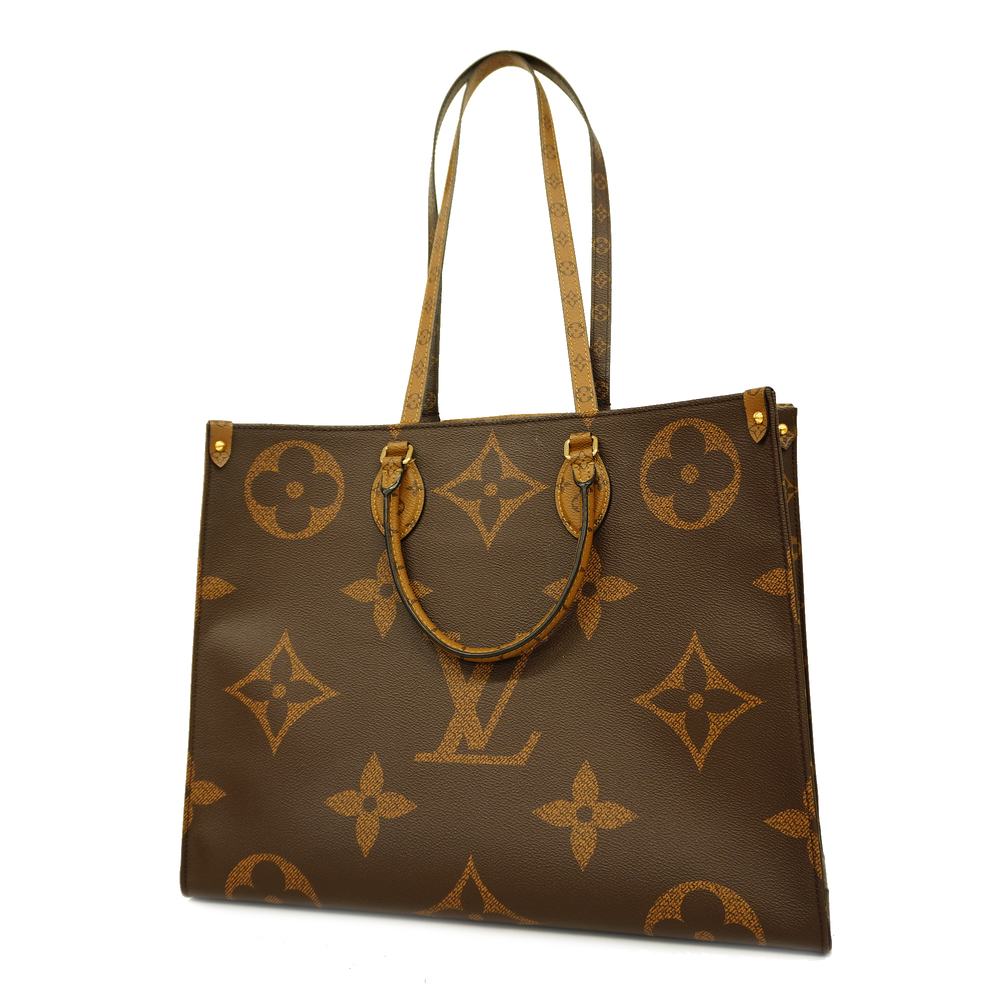 Auth Louis Vuitton 2way Bag Monogram Giant On The Go GM M44576 Women's  Handbag,Shoulder Bag,Tote Bag