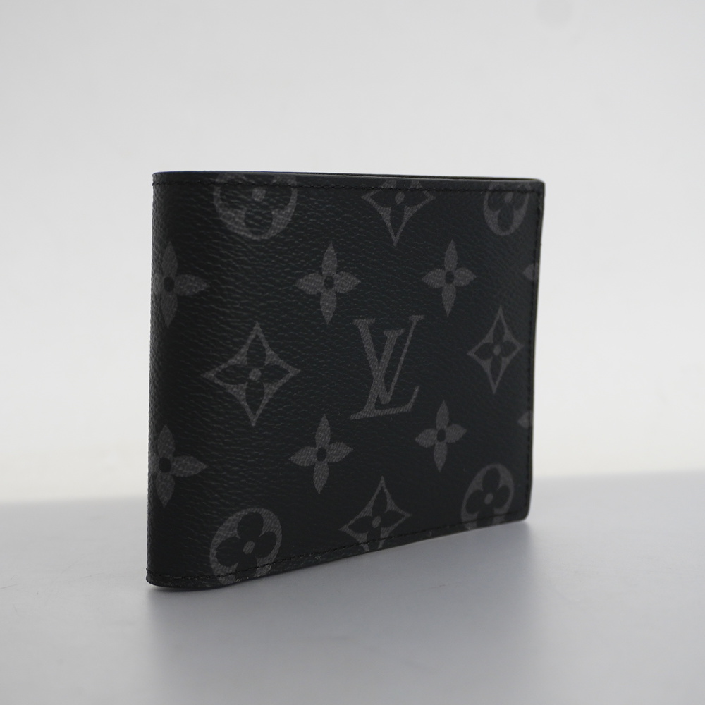 Louis Vuitton Monogram Eclipse Bifold Wallet Marco M62545 Men's