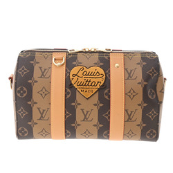 Shop Louis Vuitton Monogram Canvas Collaboration Leather Logo