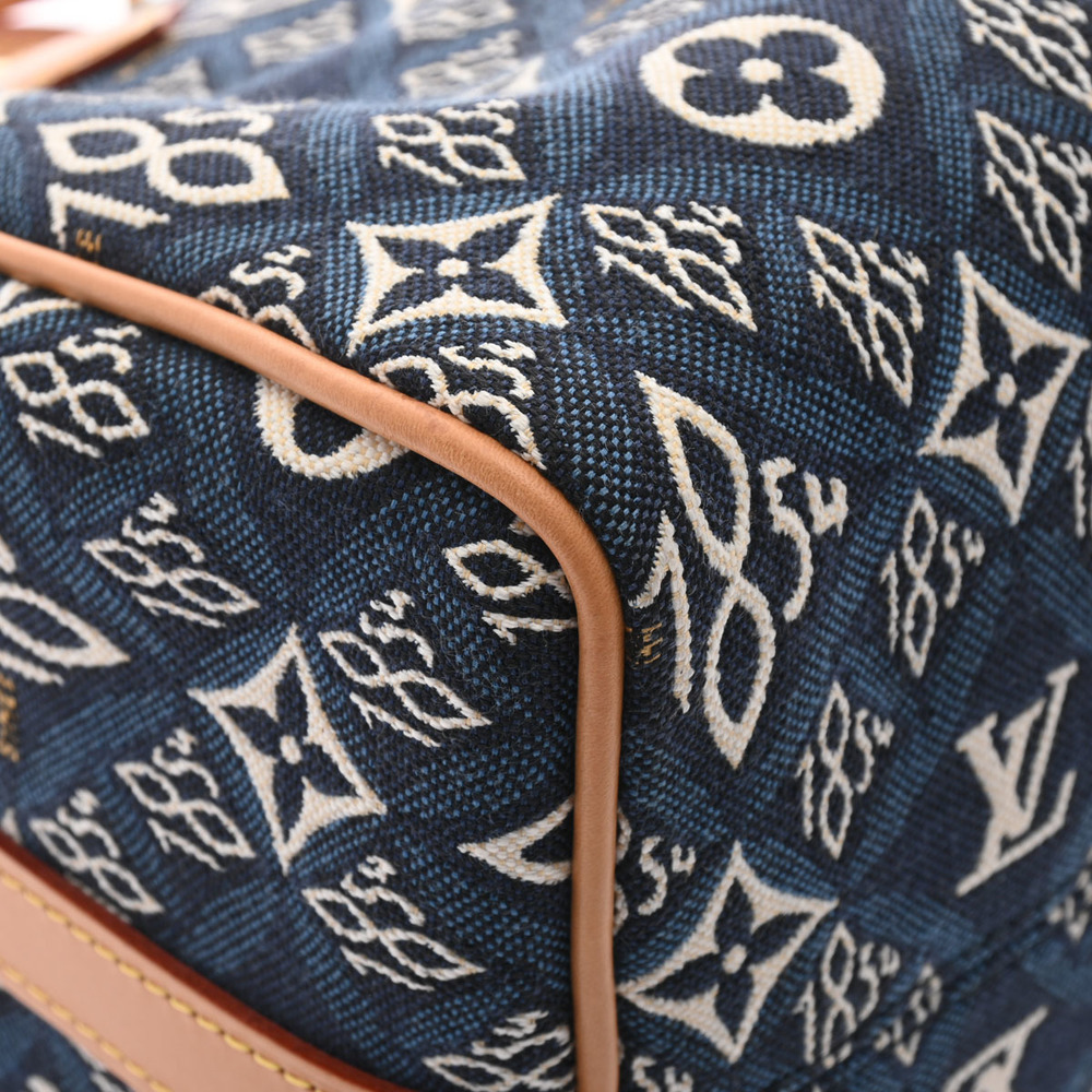 Louis Vuitton Blue Monogram Jacquard Denim Speedy 25 Bandouliere