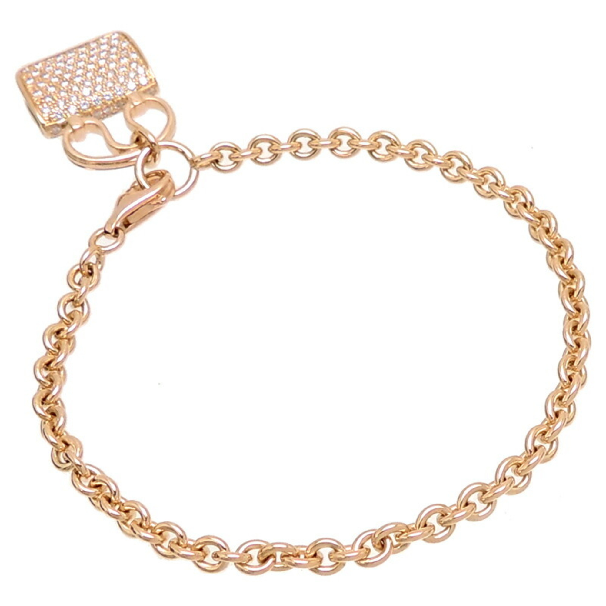 Hermes Small Model Constance Amulet Women's Bracelet H110067B 750 Pink Gold