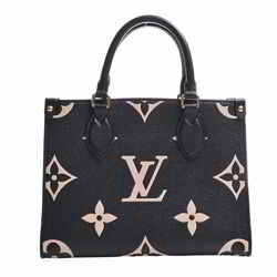 LOUIS VUITTON Louis Vuitton Monogram Implant Petit Palais PM Black Beige  M58913 Women's Leather Bag | eLADY Globazone