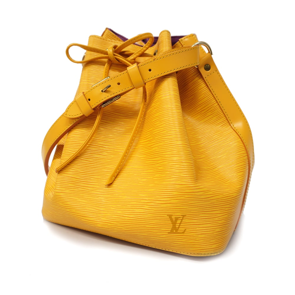 LOUIS VUITTON Shoulder Bag M44109 Petit Noe Epi Leather yellow