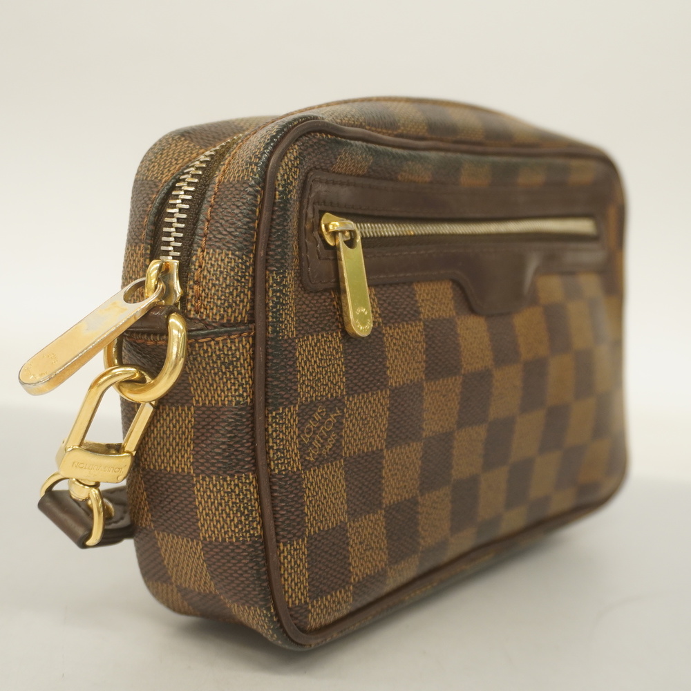 Auth Louis Vuitton Damier Pochette Billet Macau N61739 Men Women Clutch Bag