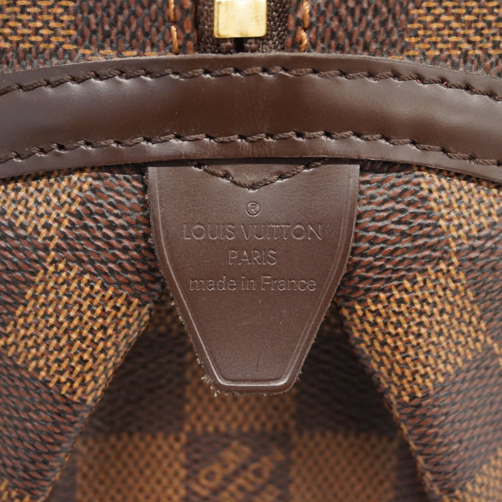 Auth Louis Vuitton Damier Brown Rivington PM Shoulder Bag