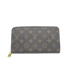 Louis Vuitton LOUIS VUITTON Monogram Zippy Retiro Round Long Wallet Noir  M61855
