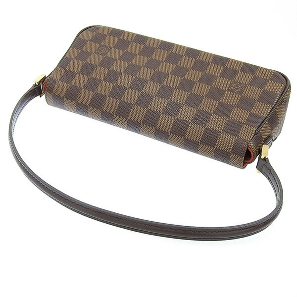 Louis Vuitton Damier Recoleta Shoulder Bag N51299 Ebene Brown PVC Leather  Women's LOUIS VUITTON