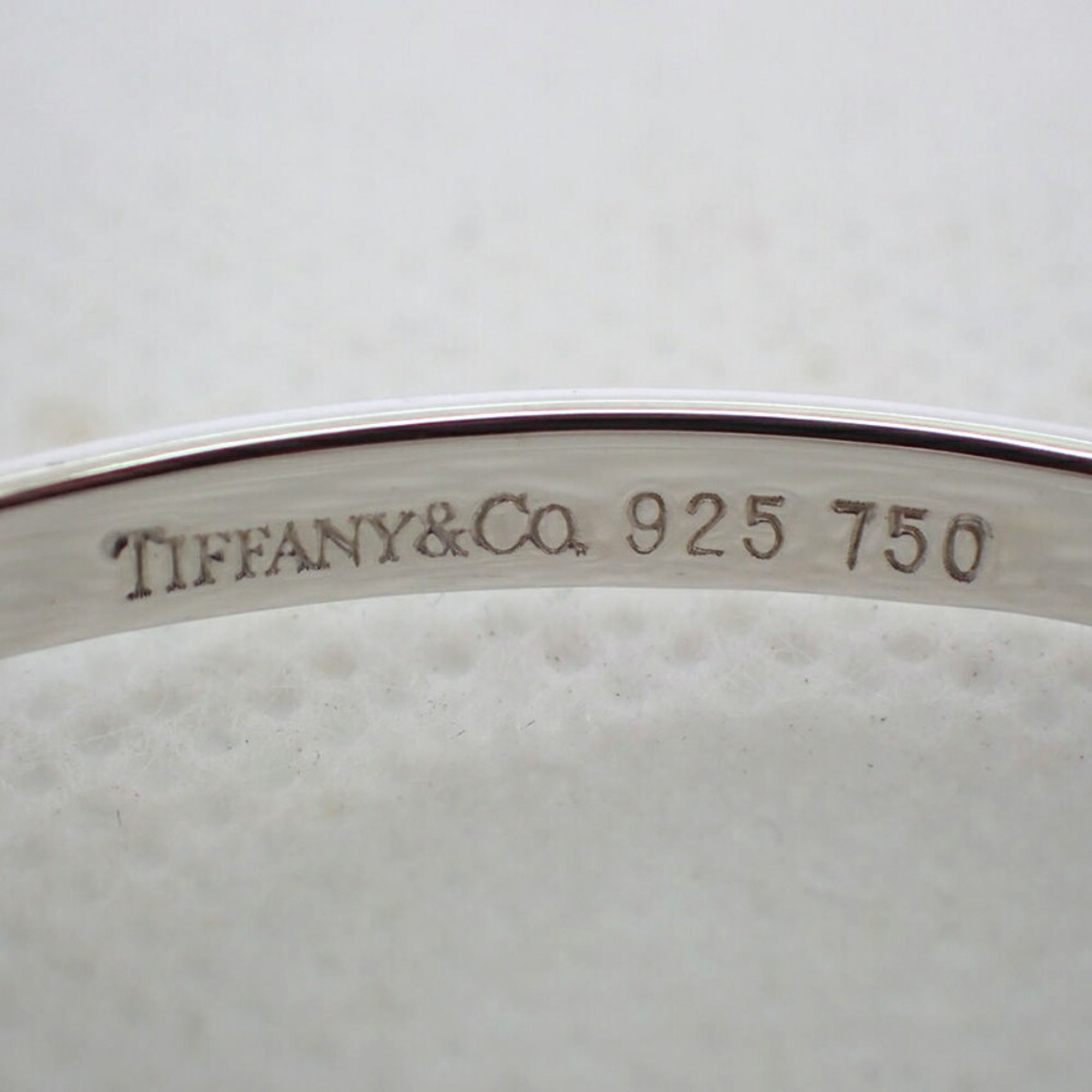TIFFANY Tiffany 925 750 combination hook & eye bangle
