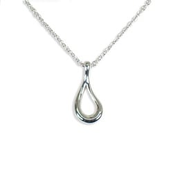 TIFFANY Tiffany 925 open teardrop pendant necklace