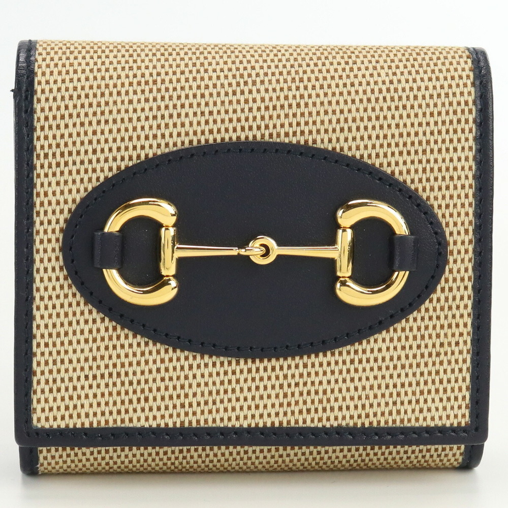 Bi-fold wallet with Horsebit