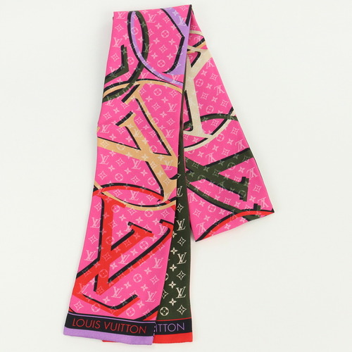 LOUIS VUITTON scarf M76676 Bando BB Ultimate silk Brown Women Used –