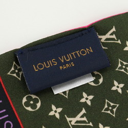 Louis Vuitton LOUIS VUITTON Bando My LV Tag Scarf Muffler Silk