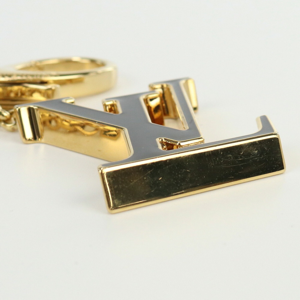 Louis Vuitton M67119 Fleur de Monogram Bag Charm Metal Gold Keychain Unisex