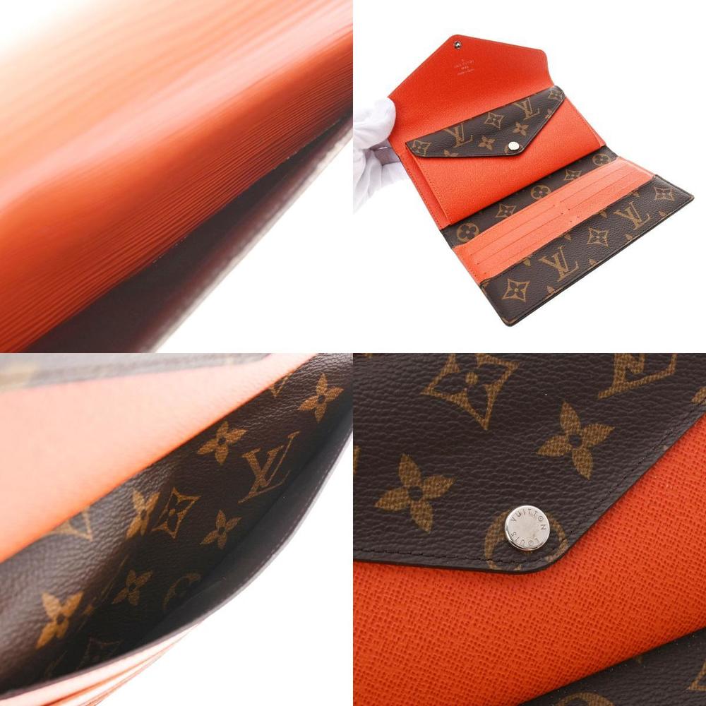 LOUIS VUITTON Louis Vuitton Portefeuille Marie Rulon Coquelicot