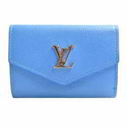 LOUIS VUITTON Leather Portefeuille Lock Trifold Wallet M80984