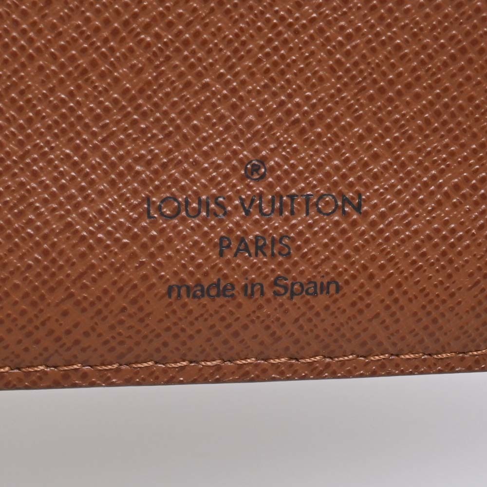 LOUIS VUITTON Louis Vuitton Monogram Panda Portefeuille Marco Bifold Wallet  Takashi Murakami M61666 Brown Women's
