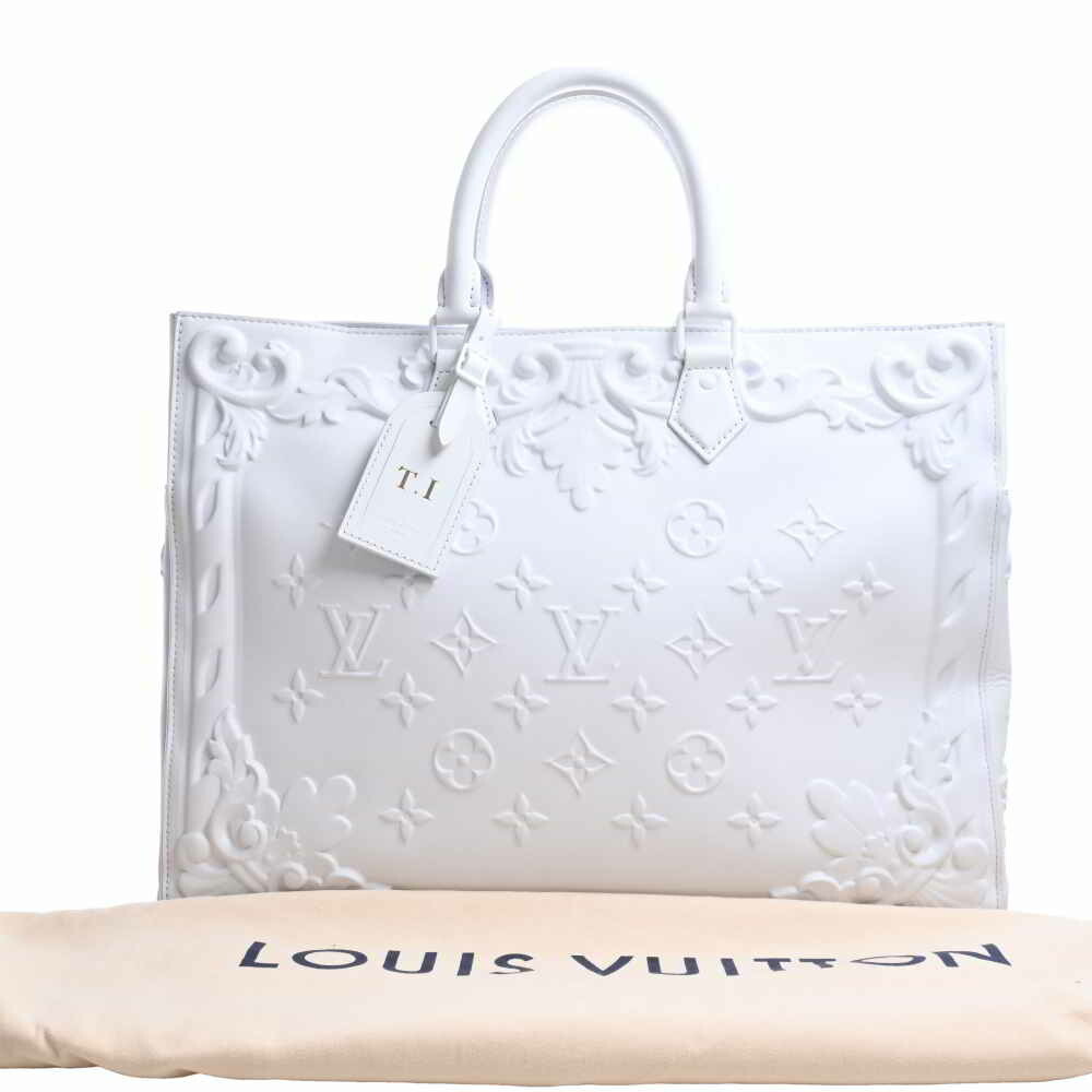 LOUIS VUITTON Louis Vuitton leather sack plastic tote bag M21841