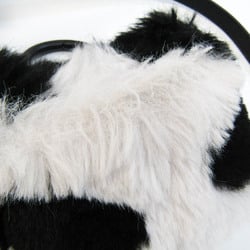 Balenciaga Leather Others Black,White FLUFFY PANDA AIRPODS CASE 661048