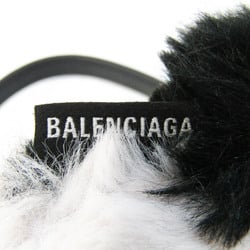 Balenciaga Leather Others Black,White FLUFFY PANDA AIRPODS CASE 661048
