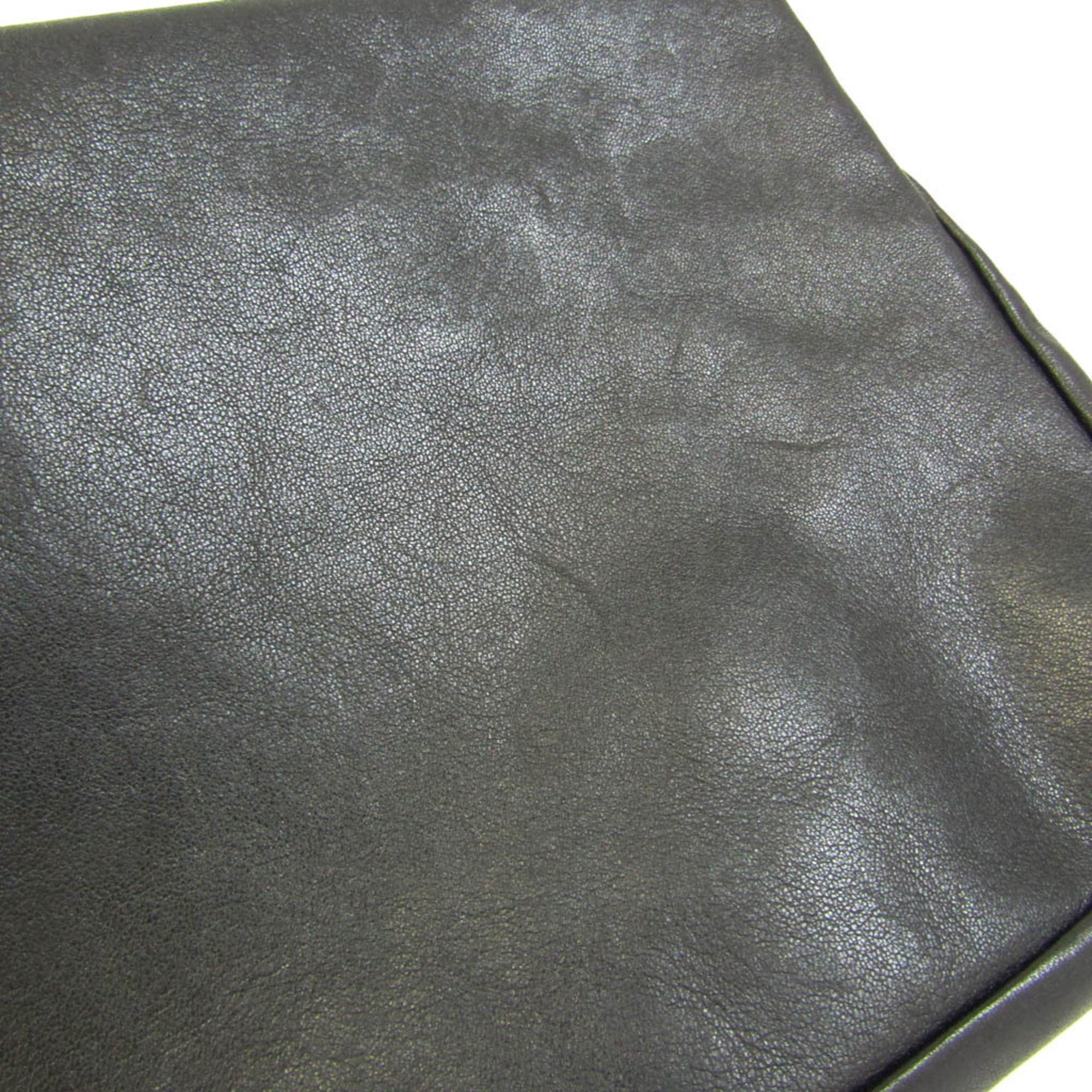 Jimmy Choo ZENA Women's Leather Studded Clutch Bag Black