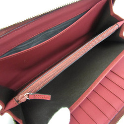 Gucci Guccissima 233194 Men,Women Leather Long Wallet (bi-fold) Dark Red