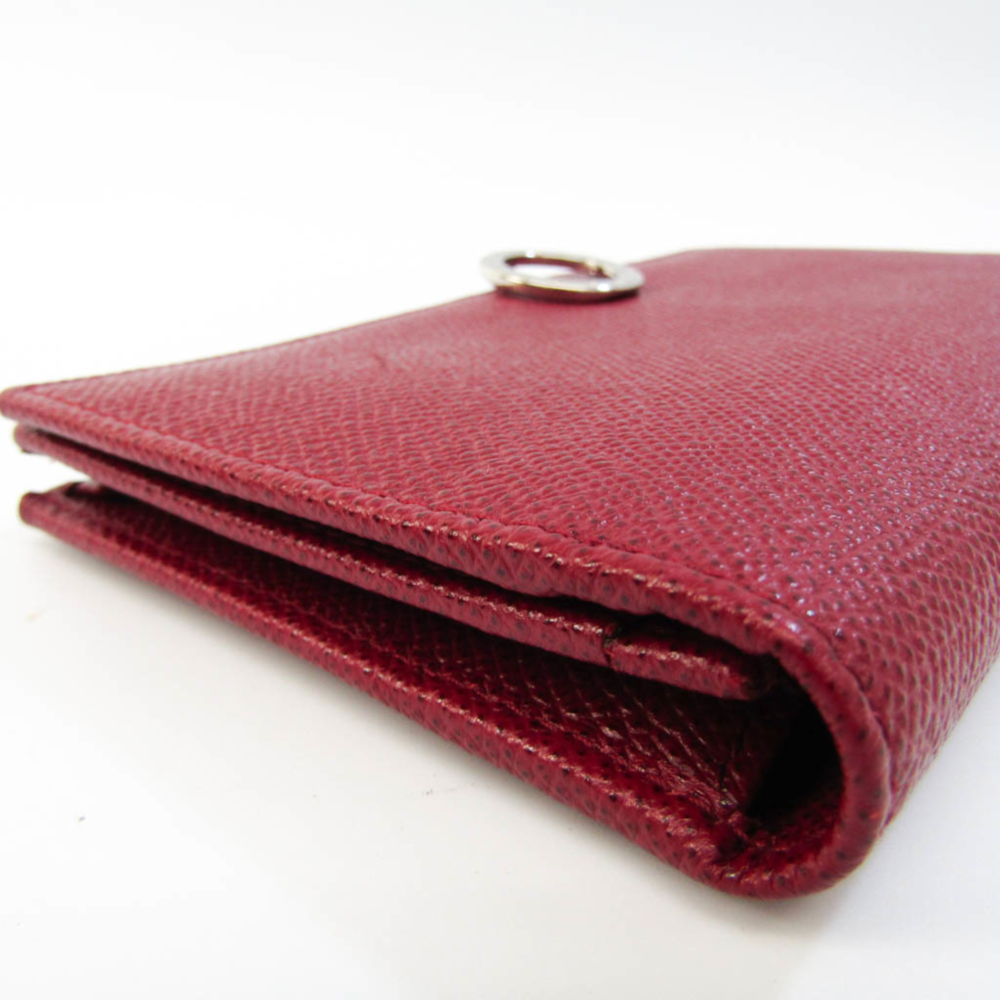 Bvlgari Bvlgari Bvlgari Women's Leather Long Wallet (bi-fold) Red Color
